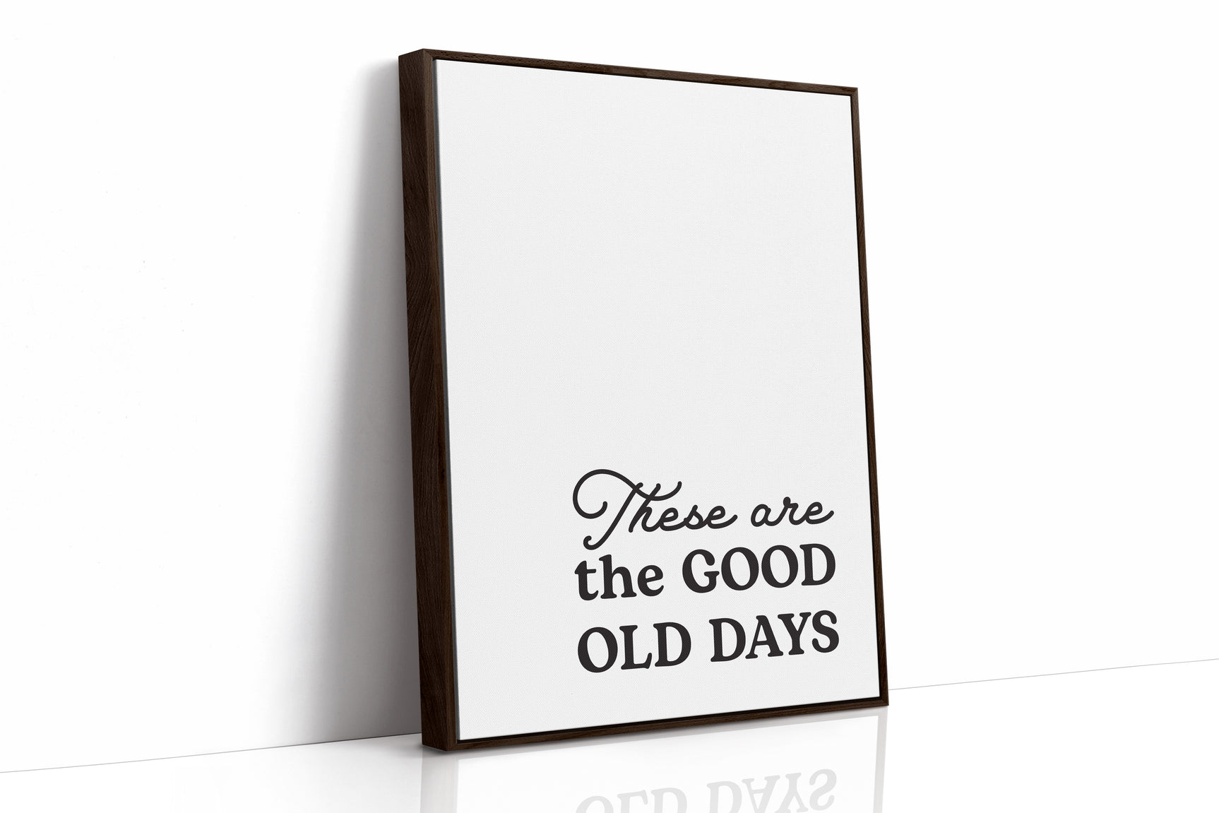 Timeless Nostalgia - Black and White Quote Art
