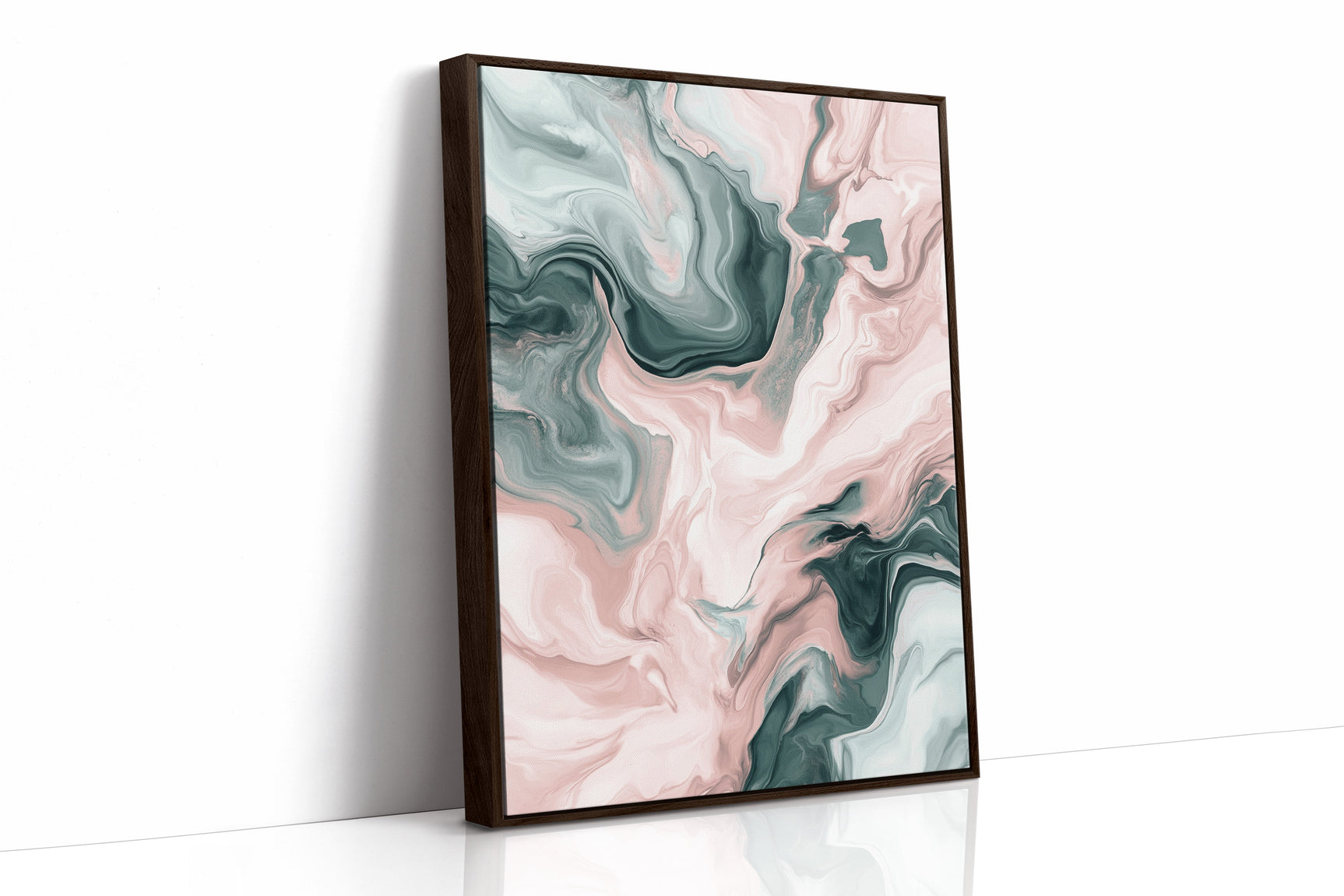 Mystic Waves - Abstract Marble Canvas Art