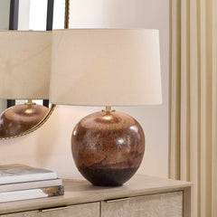 Brownell Rust Brown Table Lamp - Ornate Home
