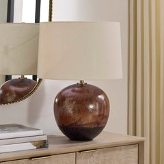 Brownell Rust Brown Table Lamp - Ornate Home