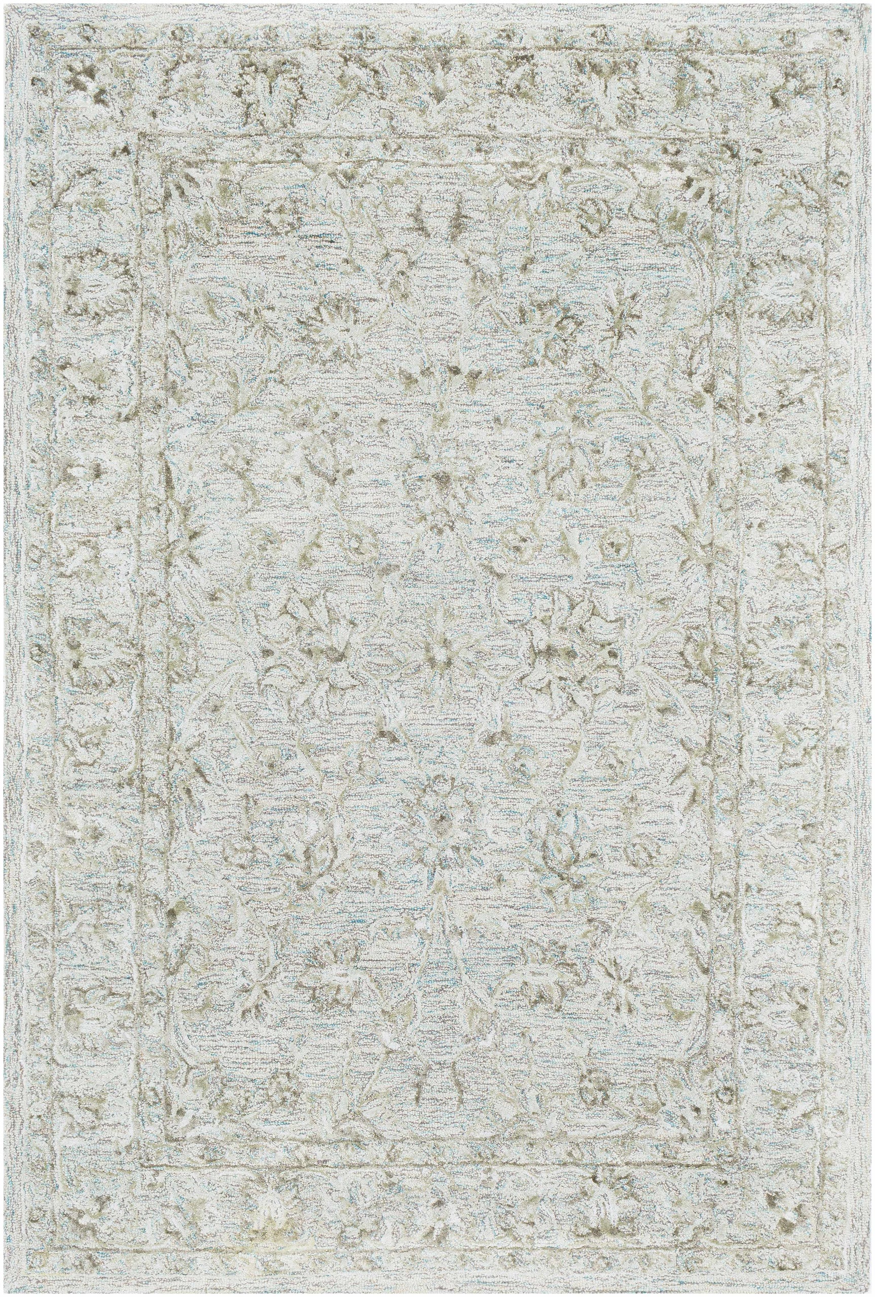 Browning Wool & Faux Silk Rug - Ornate Home