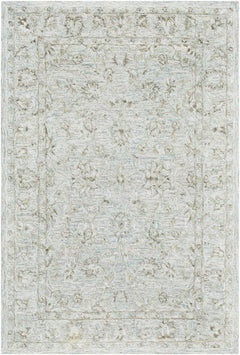 Browning Wool & Faux Silk Rug - Ornate Home