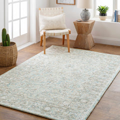 Browning Wool & Faux Silk Rug - Ornate Home