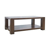 Brownstone Chocolate Castered Rectangle Cocktail Table - Ornate Home