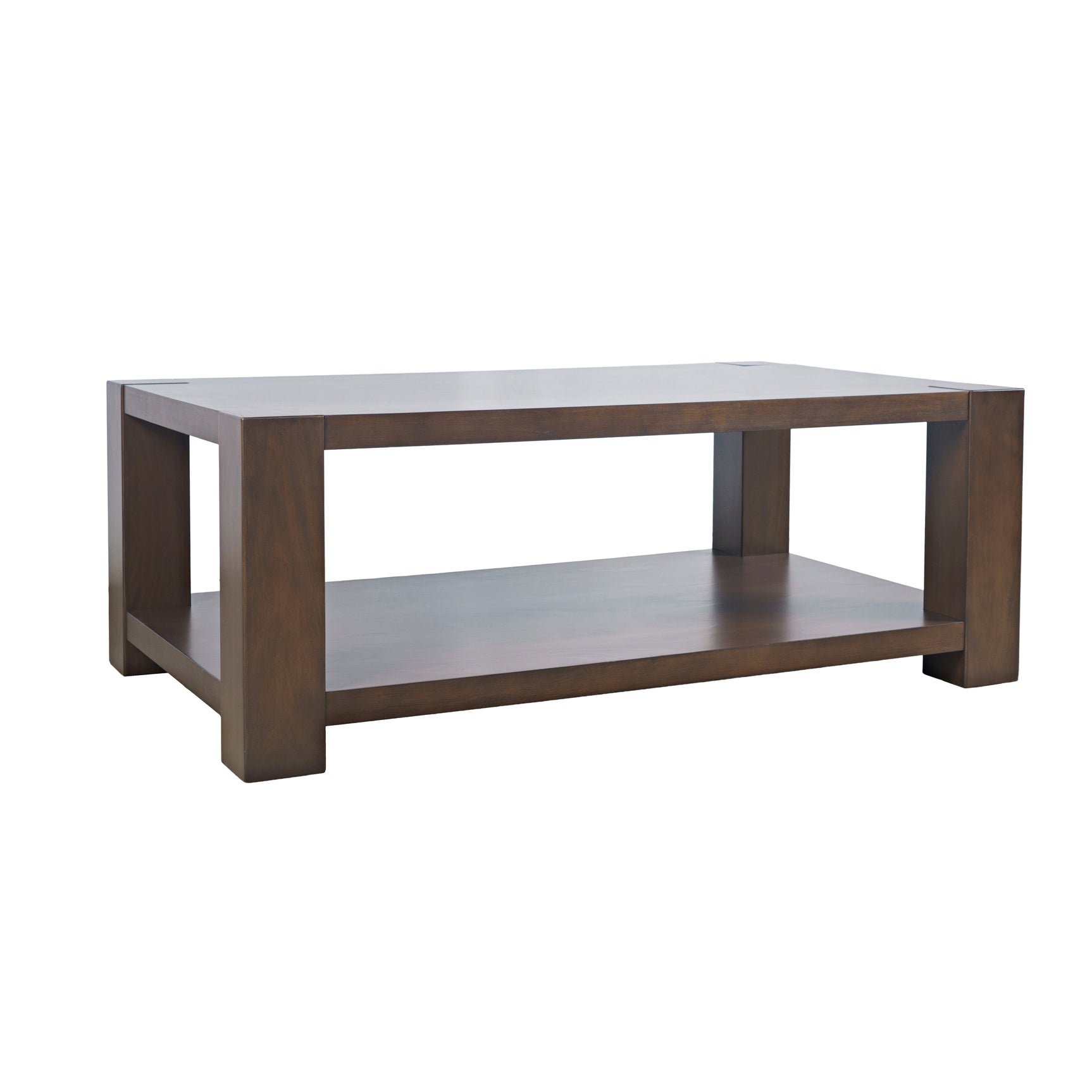 Brownstone Chocolate Castered Rectangle Cocktail Table - Ornate Home