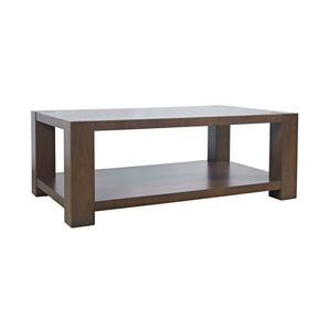 Brownstone Chocolate Castered Rectangle Cocktail Table - Ornate Home