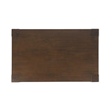 Brownstone Chocolate Castered Rectangle Cocktail Table - Ornate Home
