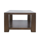 Brownstone Chocolate Castered Rectangle Cocktail Table - Ornate Home