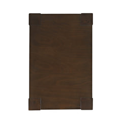 Brownstone Chocolate Chairside Chest - Ornate Home
