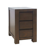 Brownstone Chocolate Chairside Chest - Ornate Home