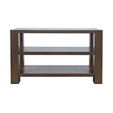 Brownstone Chocolate Sofa Console - Ornate Home