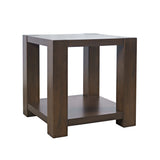 Brownstone Chocolate Square End Table - Ornate Home