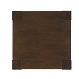 Brownstone Chocolate Square End Table - Ornate Home