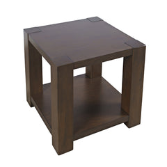 Brownstone Chocolate Square End Table - Ornate Home