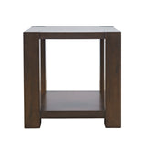 Brownstone Chocolate Square End Table - Ornate Home