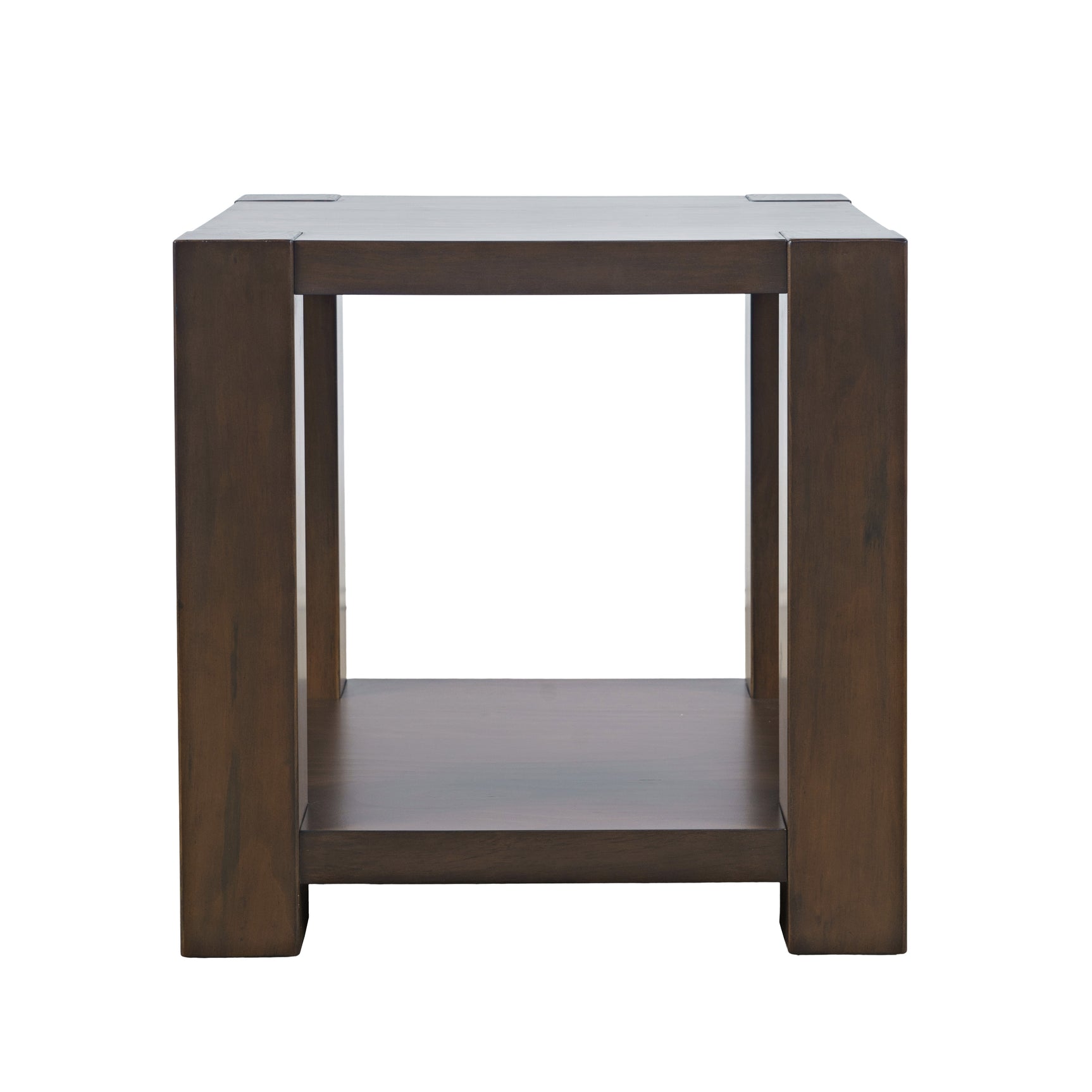 Brownstone Chocolate Square End Table - Ornate Home