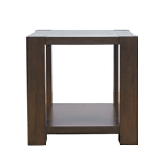 Brownstone Chocolate Square End Table - Ornate Home