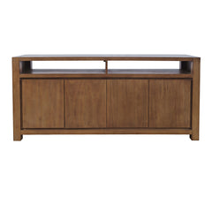 Brownstone Suede 70" Console - Ornate Home