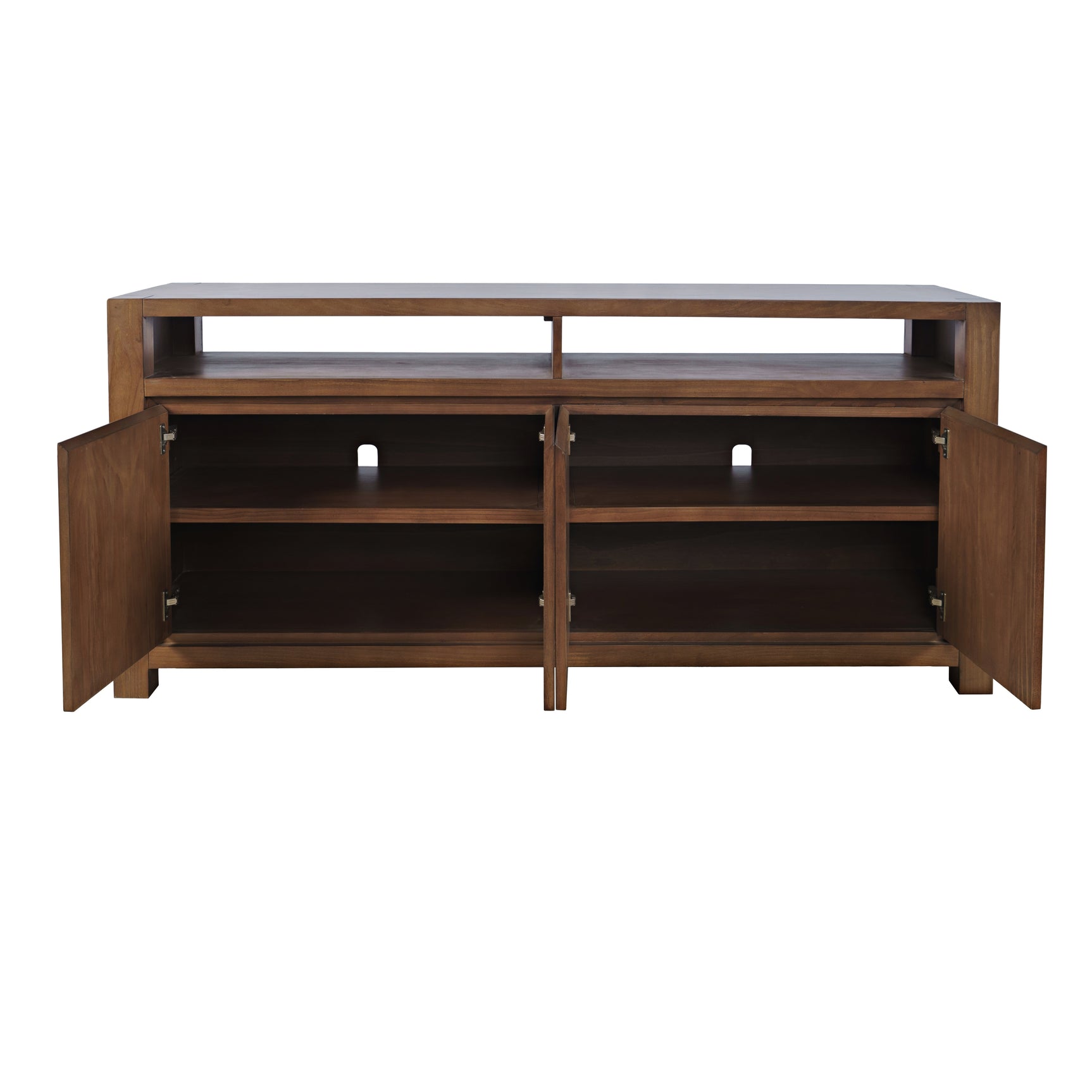 Brownstone Suede 70" Console - Ornate Home