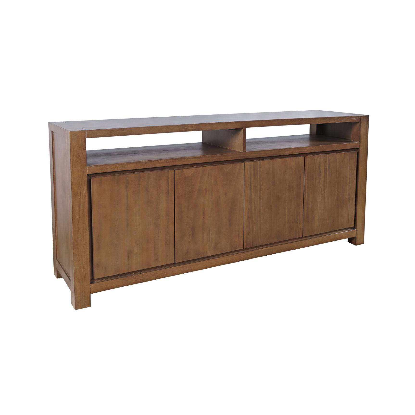 Brownstone Suede 70" Console - Ornate Home