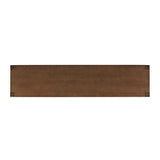 Brownstone Suede 80" Console - Ornate Home
