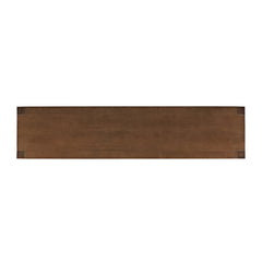 Brownstone Suede 80" Console - Ornate Home