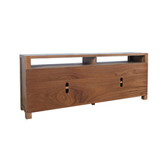Brownstone Suede 80" Console - Ornate Home