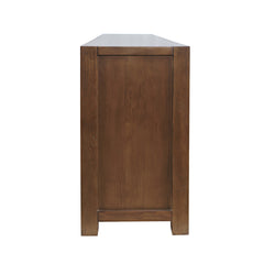 Brownstone Suede 80" Console - Ornate Home