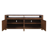 Brownstone Suede 80" Console - Ornate Home