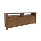 Brownstone Suede 80" Console - Ornate Home