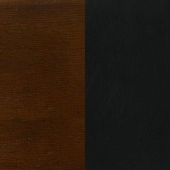 Broxton Chestnut & Black Swivel Counter Height Stools - Ornate Home