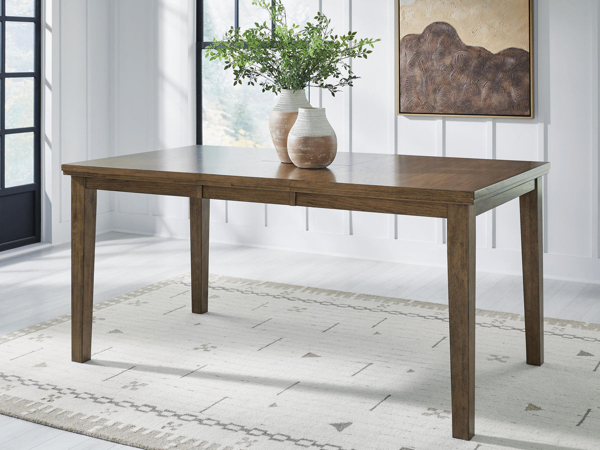Broxtyn Light Brown Counter Height Dining Extension Table - Ornate Home