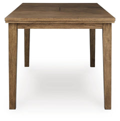 Broxtyn Light Brown Counter Height Dining Extension Table - Ornate Home