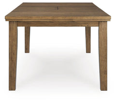 Broxtyn Light Brown Dining Extension Table - Ornate Home