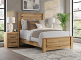 Brozmont Tan Full Panel Bed - Ornate Home
