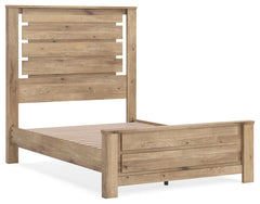 Brozmont Tan Full Panel Platform Bed - Ornate Home