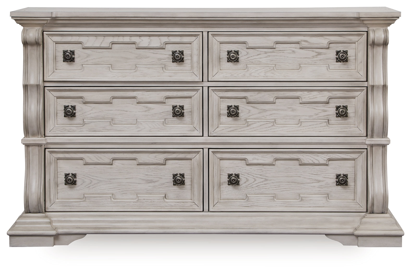 Bruchandi Antique White Dresser - Ornate Home