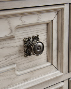 Bruchandi Antique White Dresser - Ornate Home