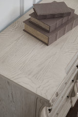 Bruchandi Antique White Five Drawer Chest - Ornate Home