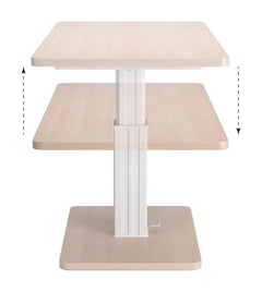 Brule Natural Adjustable Dining Table - Ornate Home