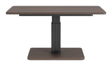 Brule Walnut Adjustable Dining Table - Ornate Home