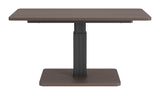 Brule Walnut Adjustable Dining Table - Ornate Home
