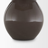 Bruna Brown Sculptural Glass Vase - Ornate Home