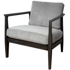 Brunei Gray Modern Accent Chair - Ornate Home