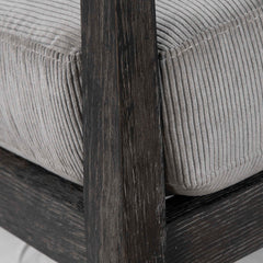 Brunei Gray Modern Accent Chair - Ornate Home