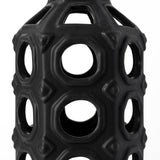 Brunel Black Large Drum-Shaped Ceramic Vase - Ornate Home