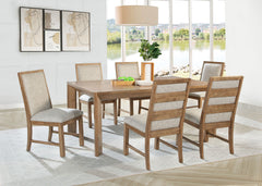 Bruner Natural Brown Dining Room Table - Ornate Home