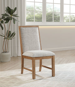 Bruner Natural Brown Side Chair (Set of 2) - Ornate Home