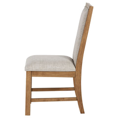 Bruner Natural Brown Side Chair (Set of 2) - Ornate Home