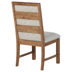 Bruner Natural Brown Side Chair (Set of 2) - Ornate Home